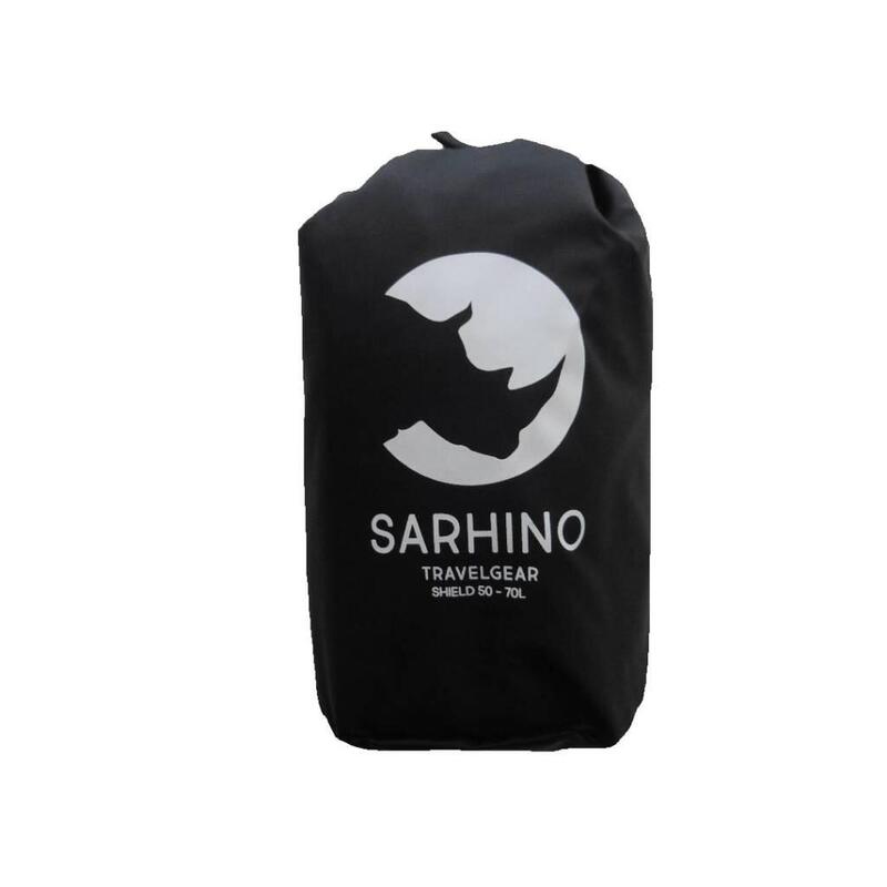 Sarhino Shield flight bag and rain cover for backpacks 50 to 100 L - black