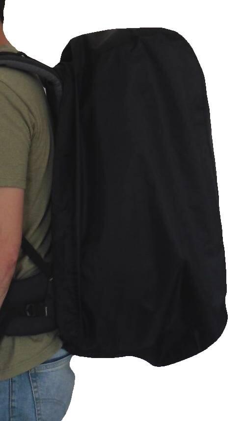 Sarhino Shield bolsa de vuelo y funda para lluvia 50 a 100 L - negro 4/7