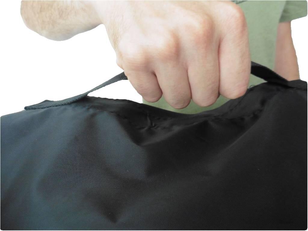 Sarhino Shield bolsa de vuelo y funda para lluvia 50 a 100 L - negro 5/7