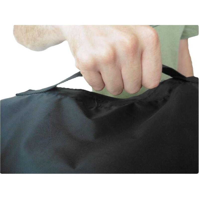 Bolsa de vôo Sarhino Shield e capa de chuva para mochilas de 50 a 100 L - preta