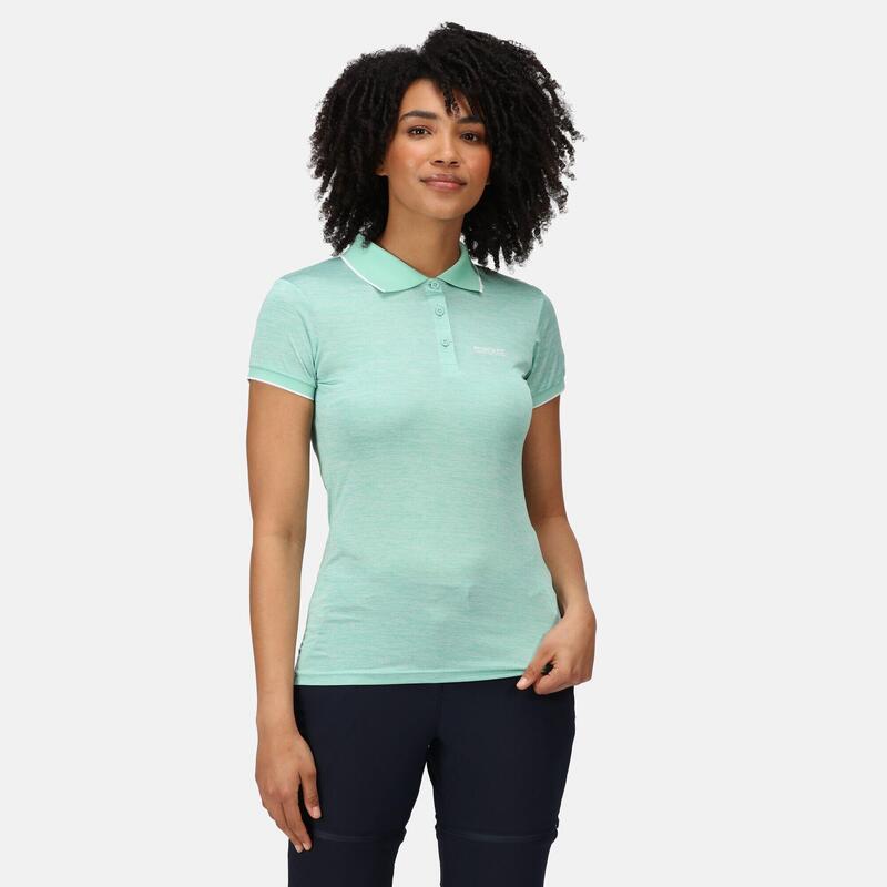 Remex II Kurzärmeliges Walkingshirt für Damen - Grün