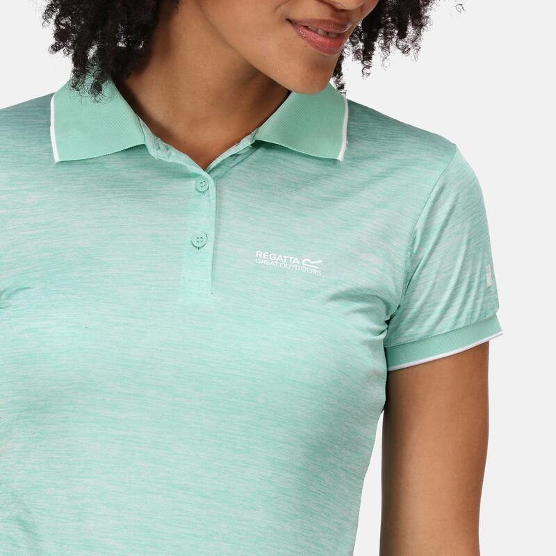 Remex II Kurzärmeliges Walkingshirt für Damen - Grün