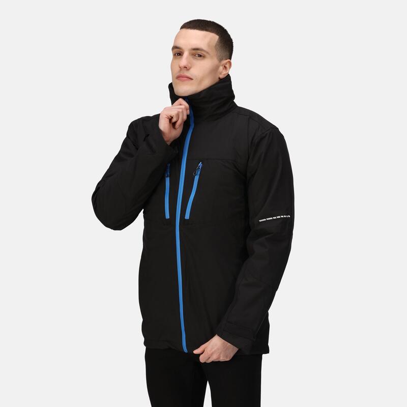 Evader III Veste de randonnée imperméable 3 en 1 pour homme - Le noir