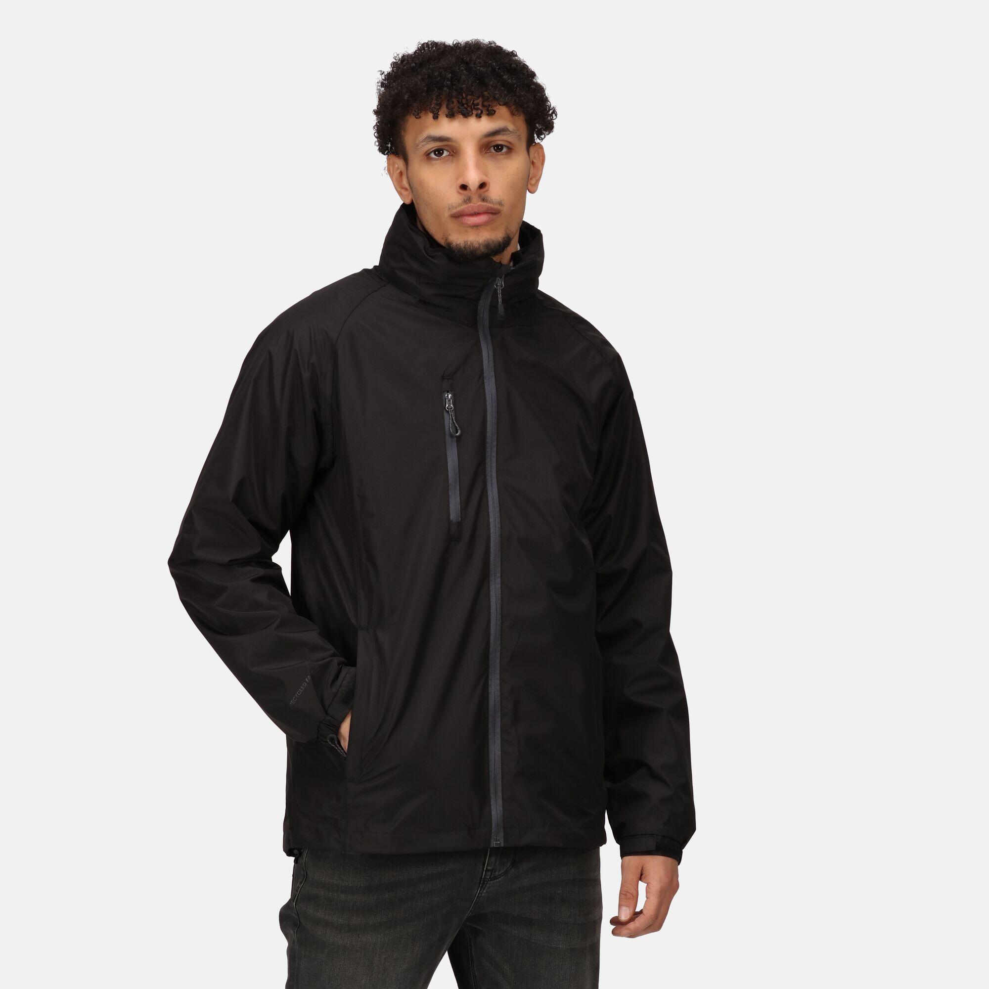 Honestly Made Men's Hiking 3 in 1 Jacket - Black 1/5