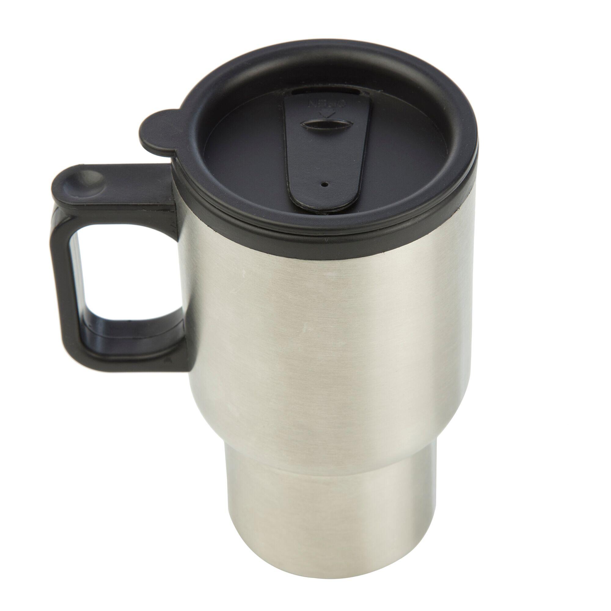 Commuter Adults' Camping Travel Mug - Silver 1/1