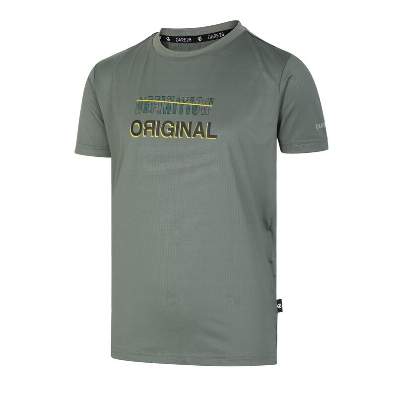 Rightful Tee korte wandel-T-shirt met korte mouwen voor kinderen - Groen