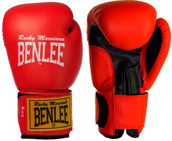 Guantoni da boxe Rodney 16oz rosso/nero 1/5