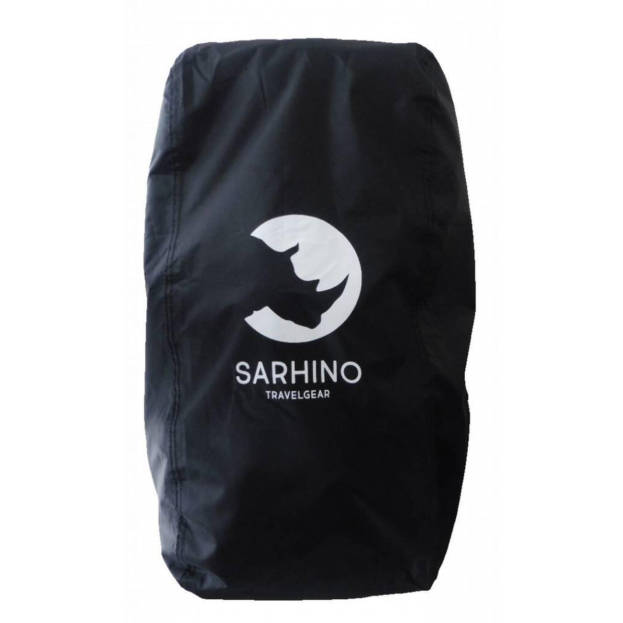 Sarhino Shield flightbag en regenhoes voor backpacks 50 tot 100 L - zwart