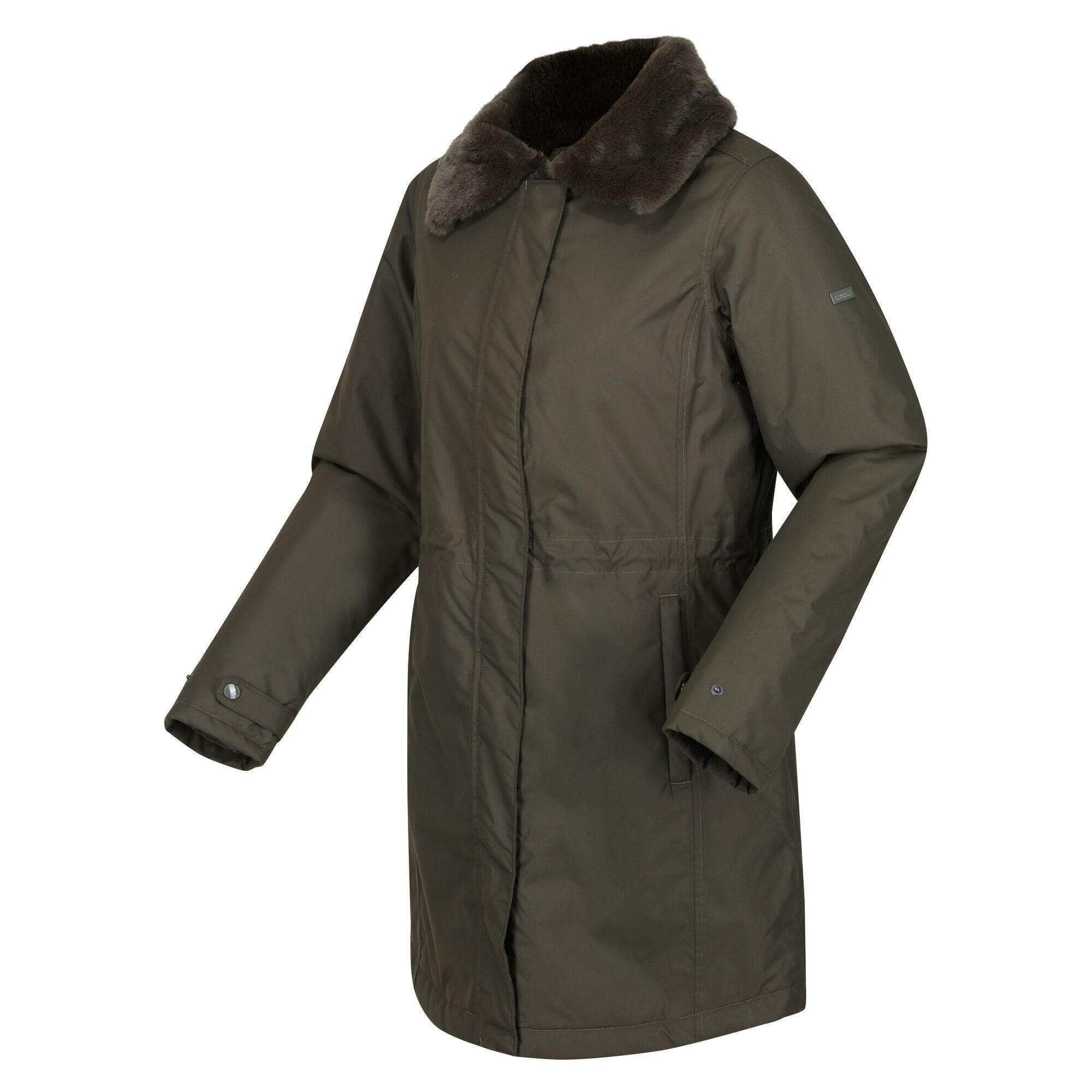 Womens/Ladies Renata Parka (Dark Khaki) 3/5