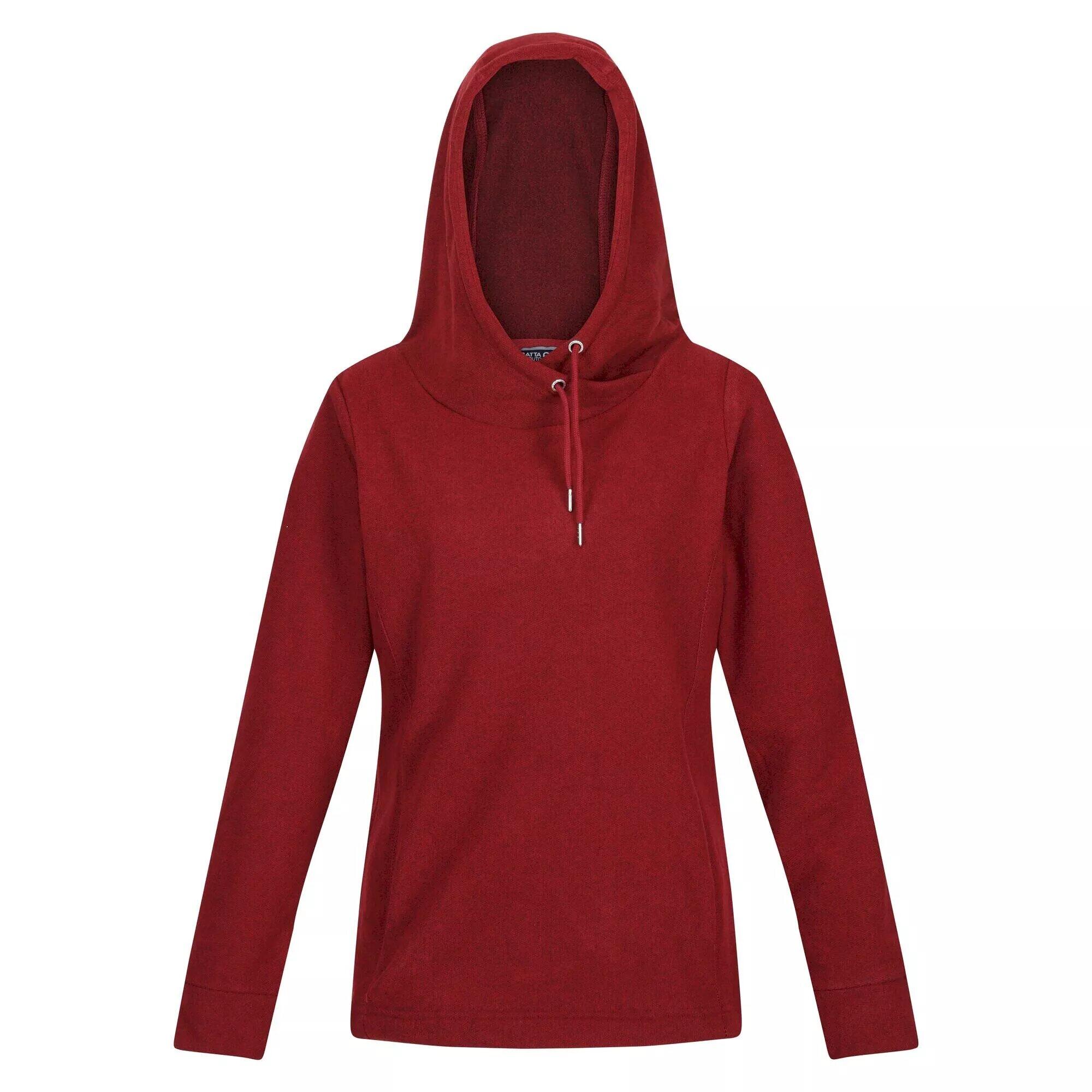 Womens/Ladies Kizmit II Marl Hoodie (Cabernet) 1/5