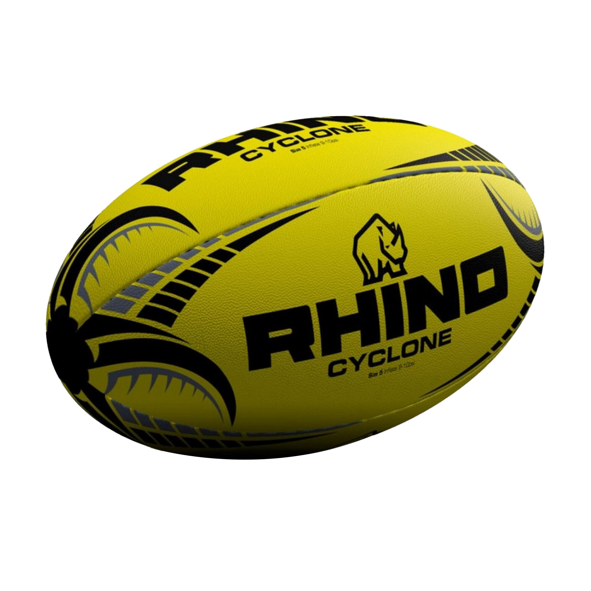 Cyclone Training Rugby Ball (White) 3/3