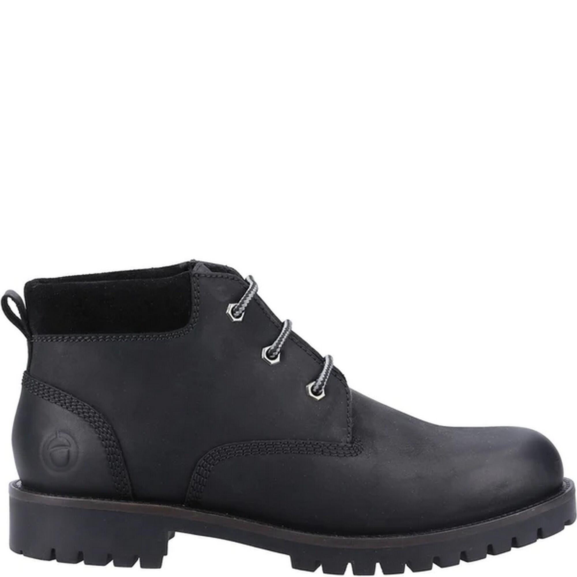 Mens Banbury Leather Ankle Boots (Black) 2/4