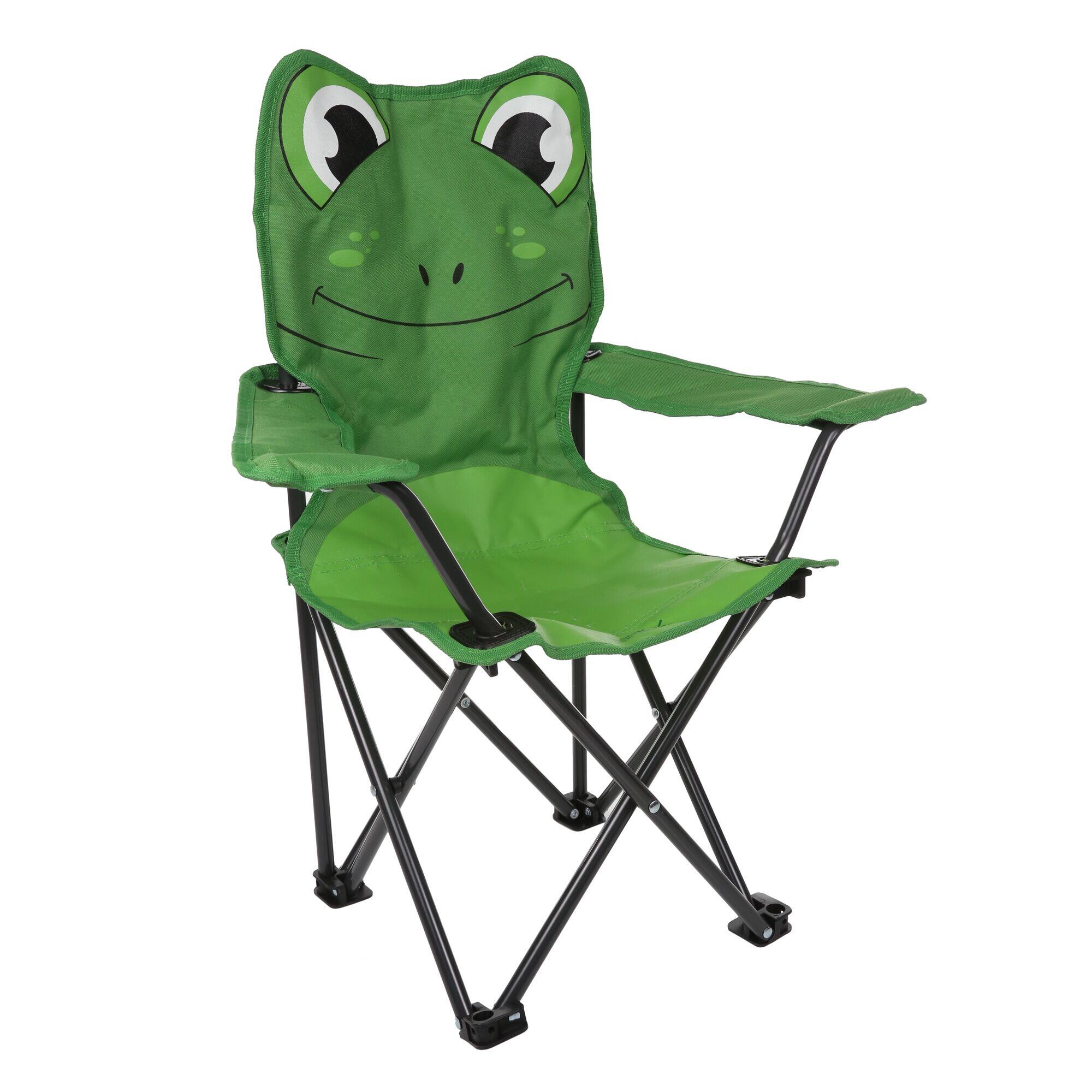 Animal Kids' Camping Chair - Green Frog 3/5