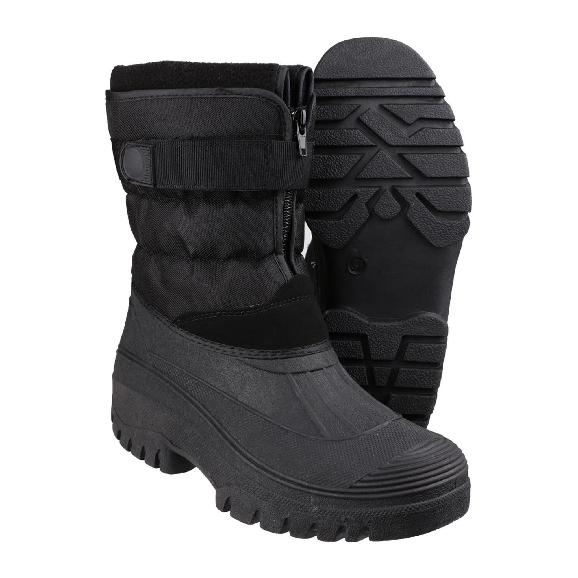 Mens Chase Snow Boots (Black) 3/4