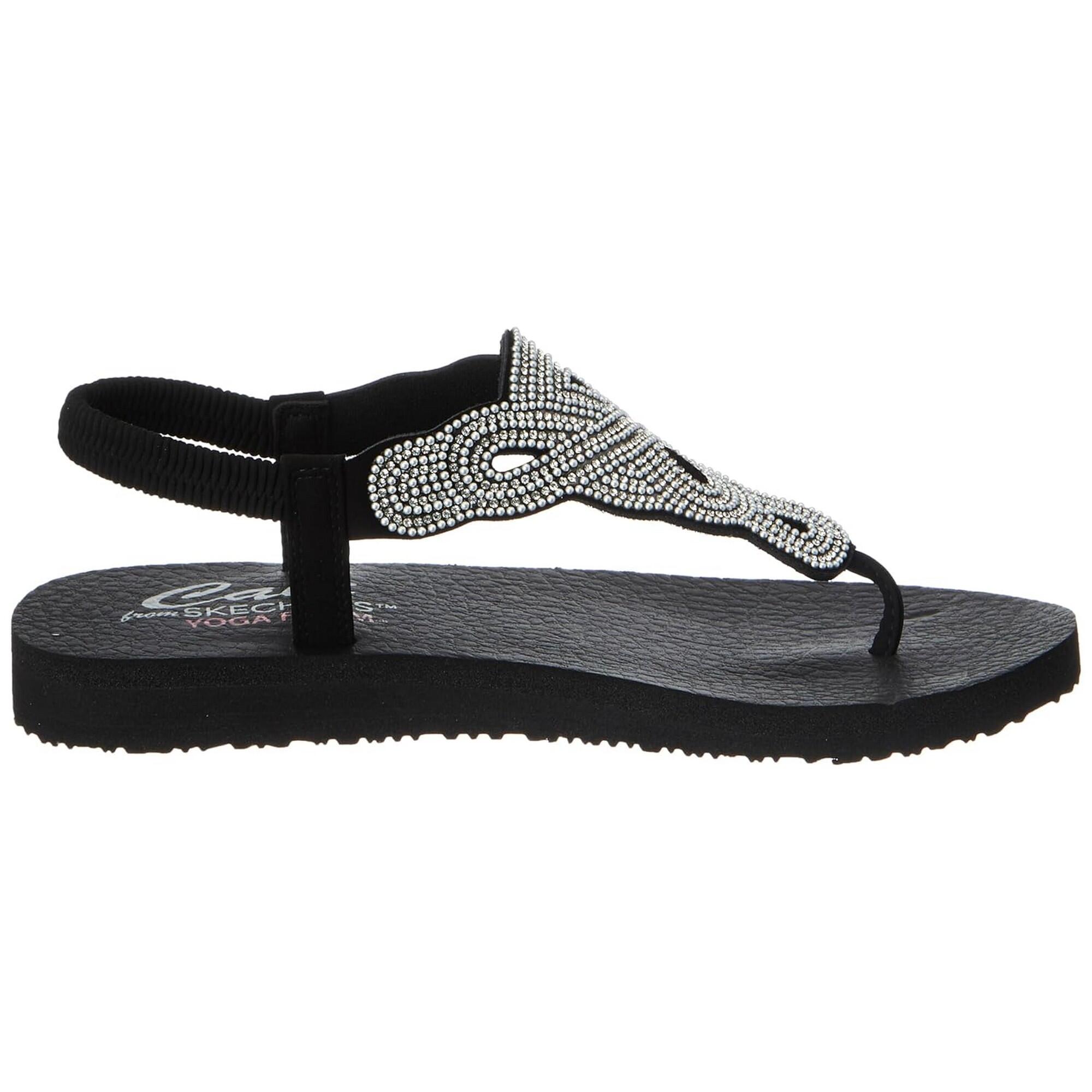 Womens/Ladies Meditation Sandals (Black) 2/4