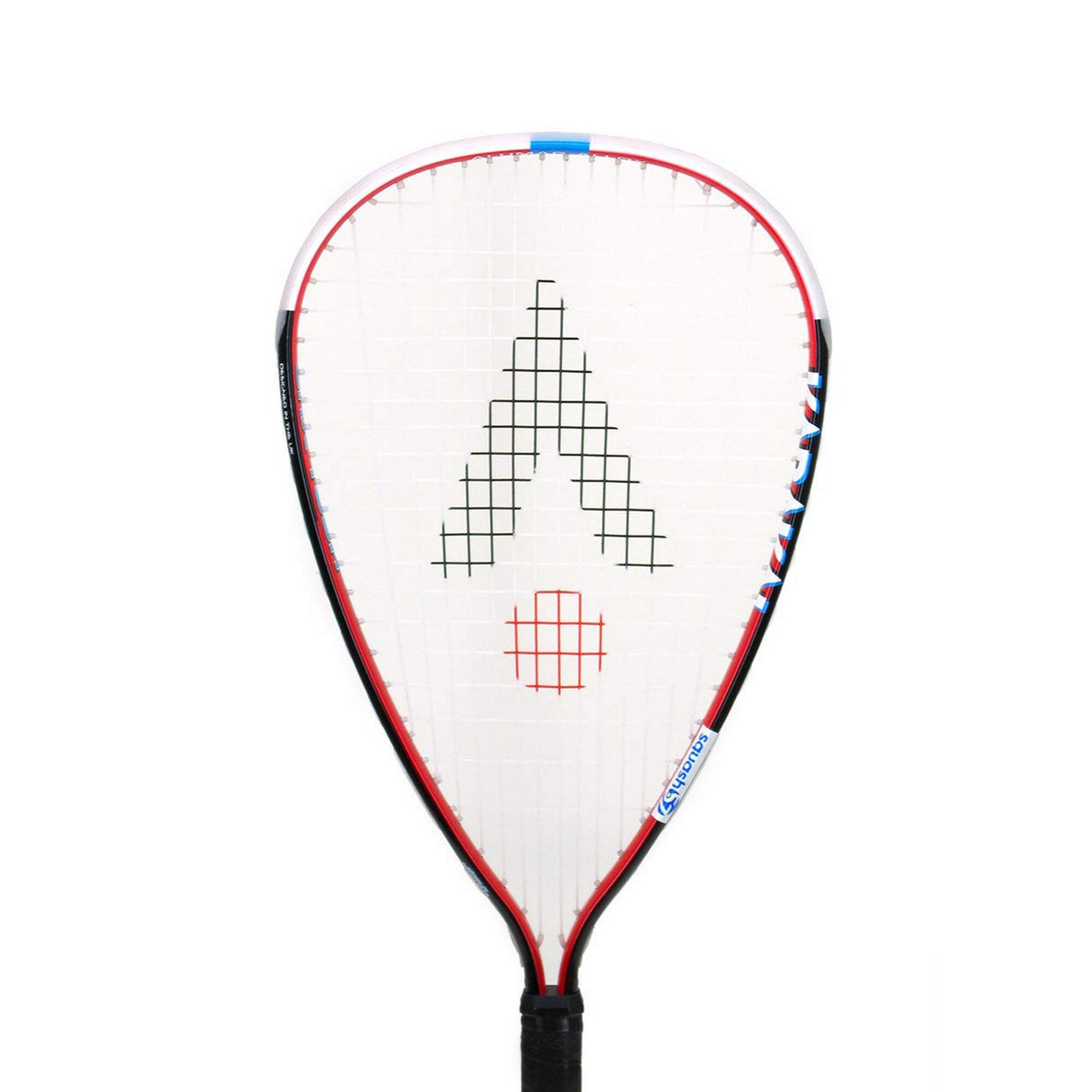 CRXTour Racquetball Racket (Black/White/Red) 3/3