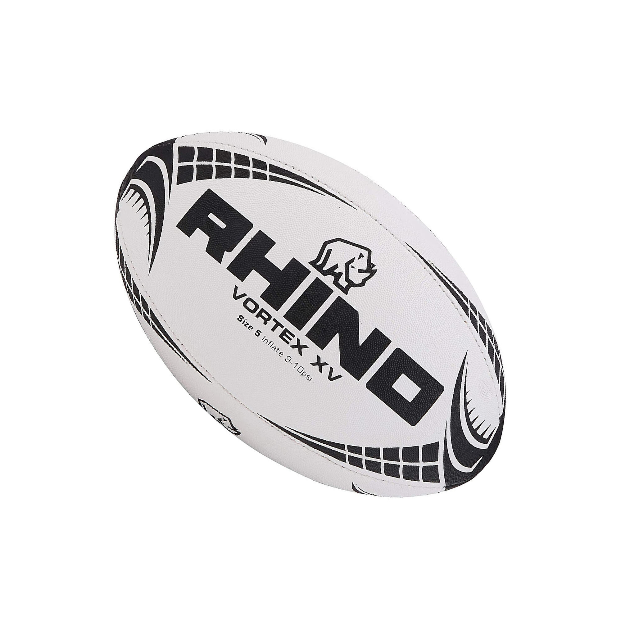 "Vortex XV" RugbyBall Damen und Herren Weiß 3/3