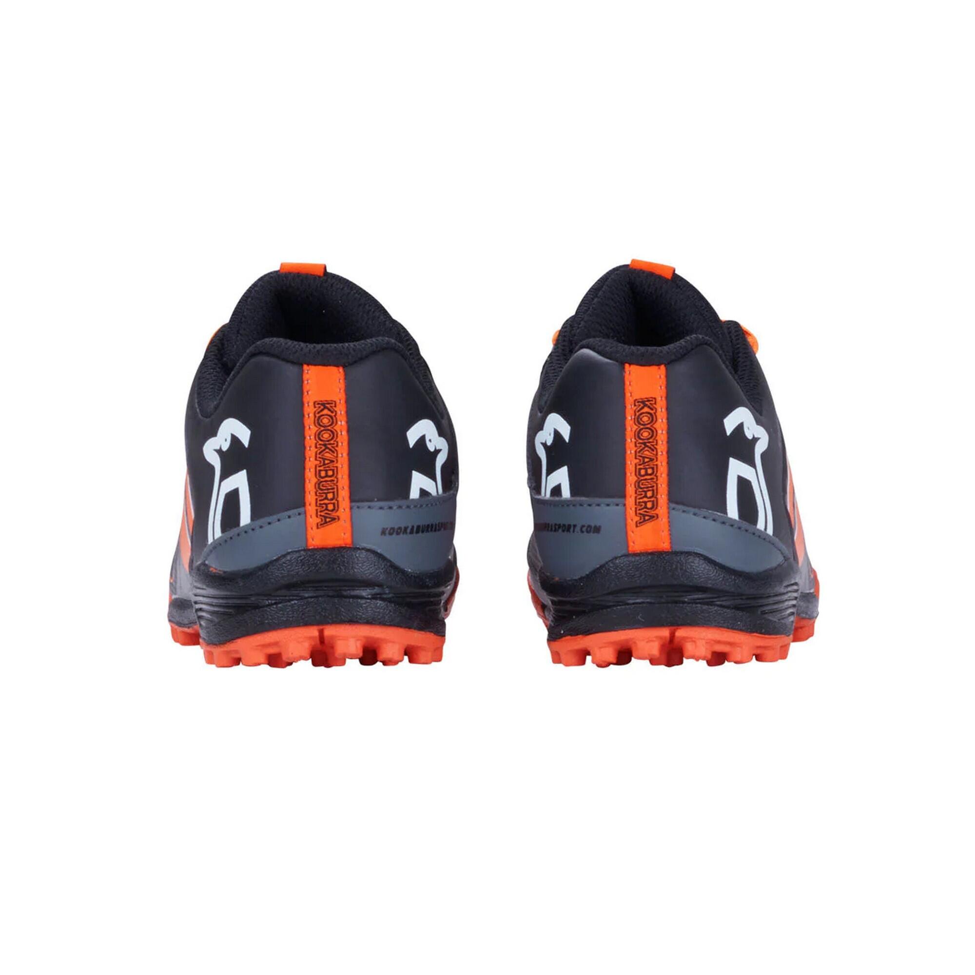 Mens 2022 Neon Hockey Shoes (Black/Orange) 2/4