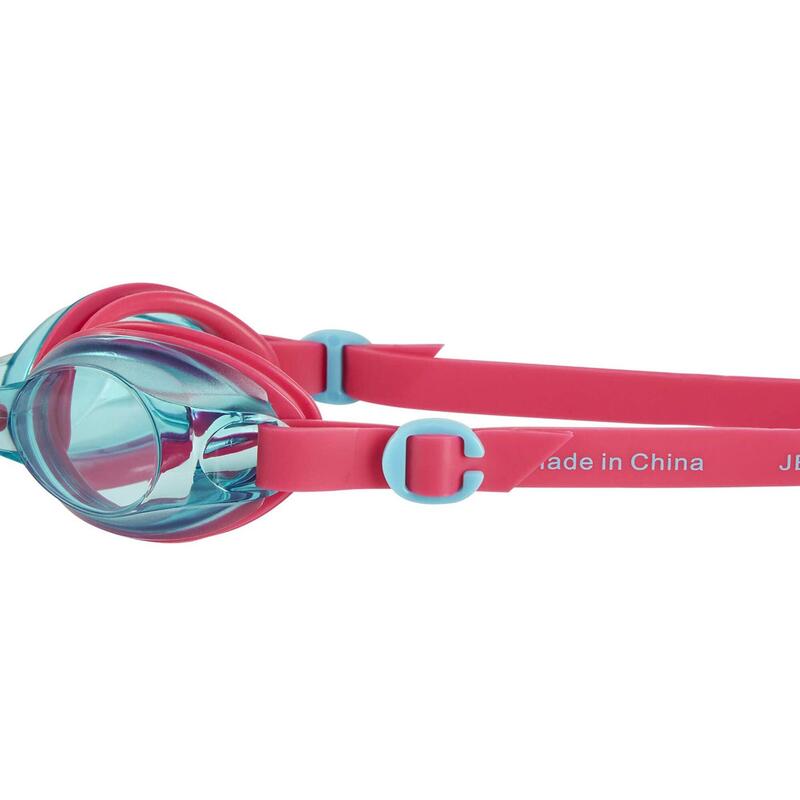 "Jet" Schwimmbrille für Kinder Ekstatisches Rosa/Aquatic-Blau