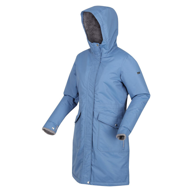 Dames Romine Waterdichte Parka (Leisteenblauw)