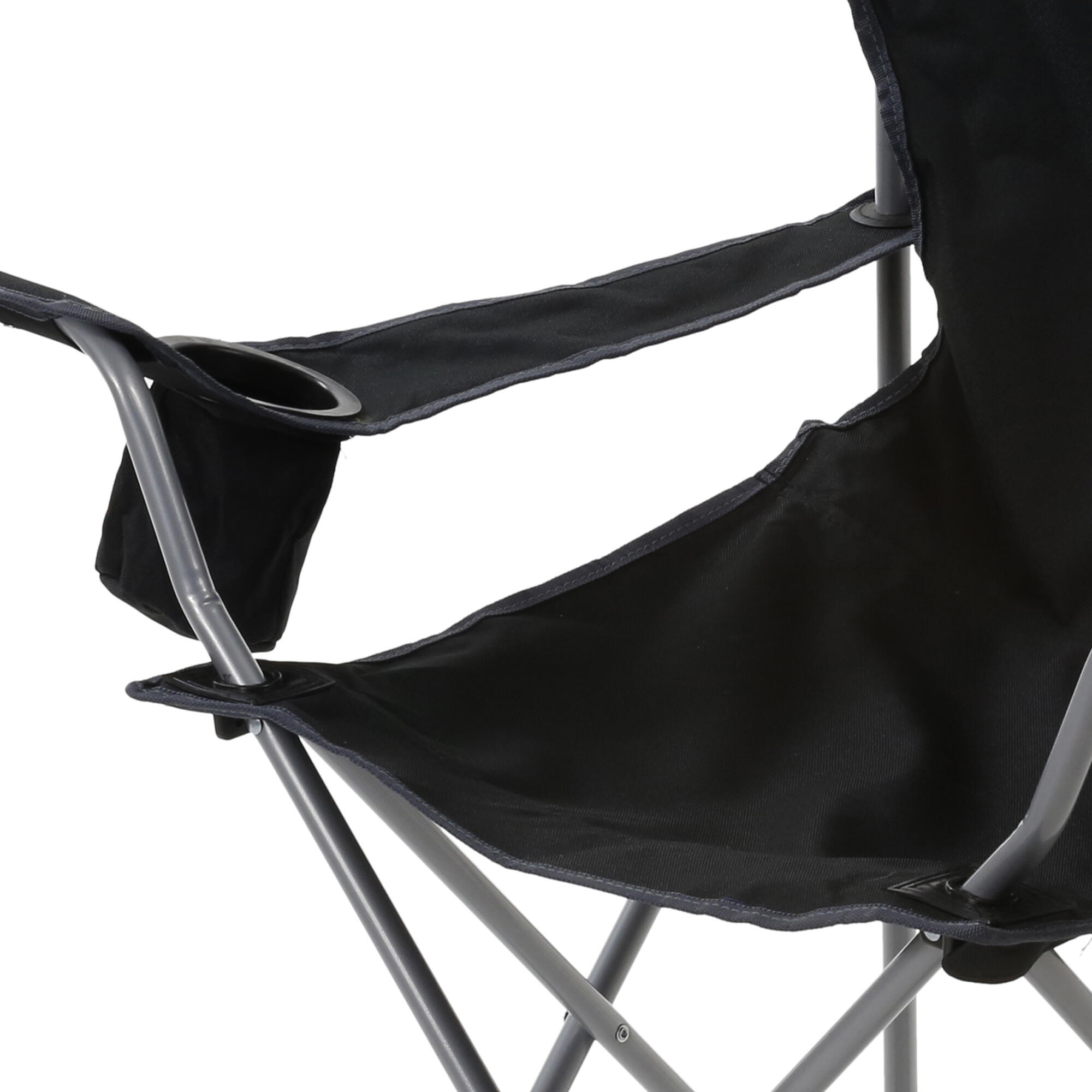 Great Outdoors Isla Camping Chair (Black/Seal Grey) 2/4