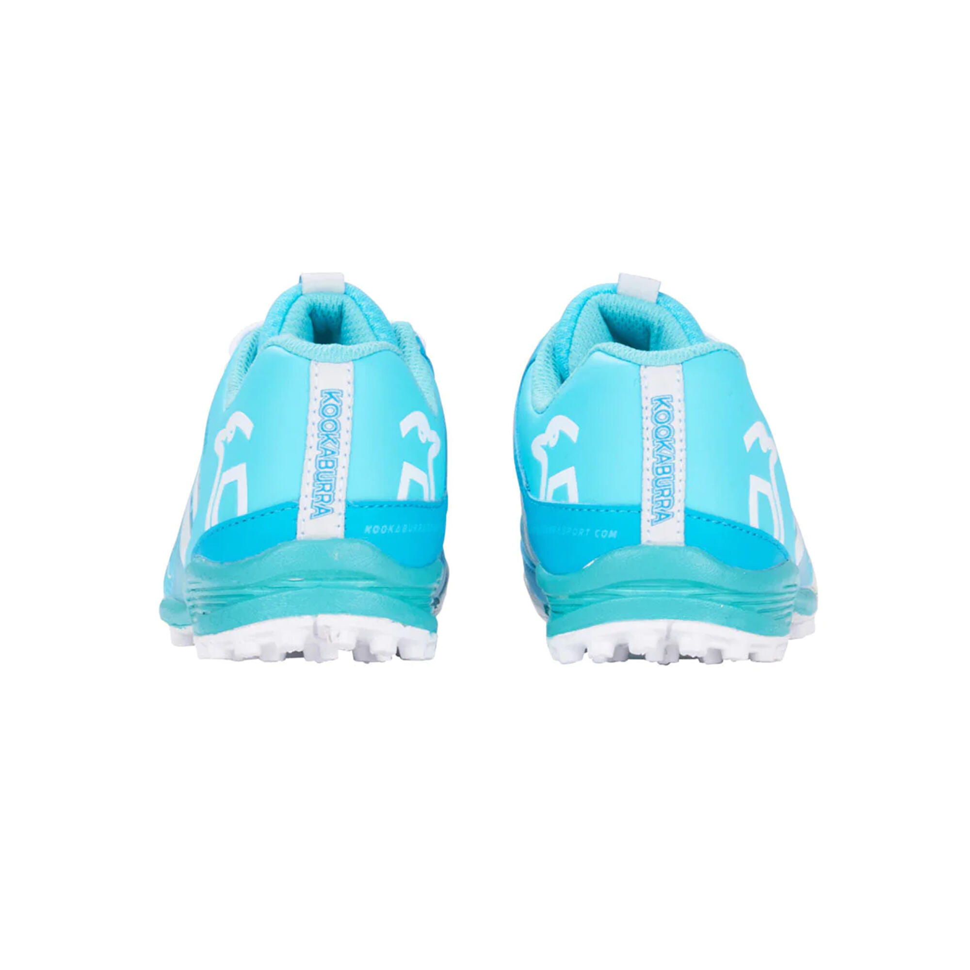 Childrens/Kids 2022 Hockey Shoes (Neon Mint/White) 2/4