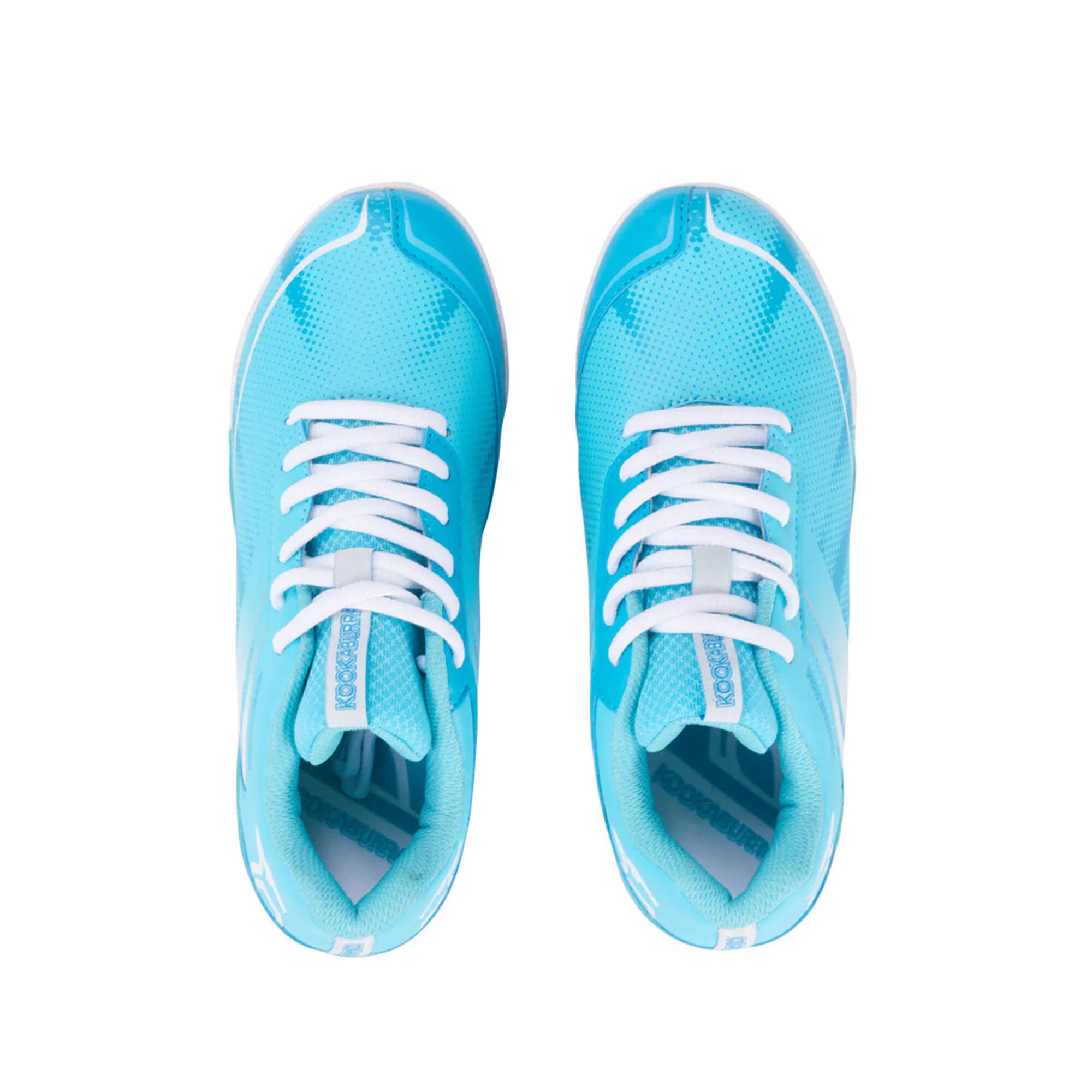 Childrens/Kids 2022 Hockey Shoes (Neon Mint/White) 4/4