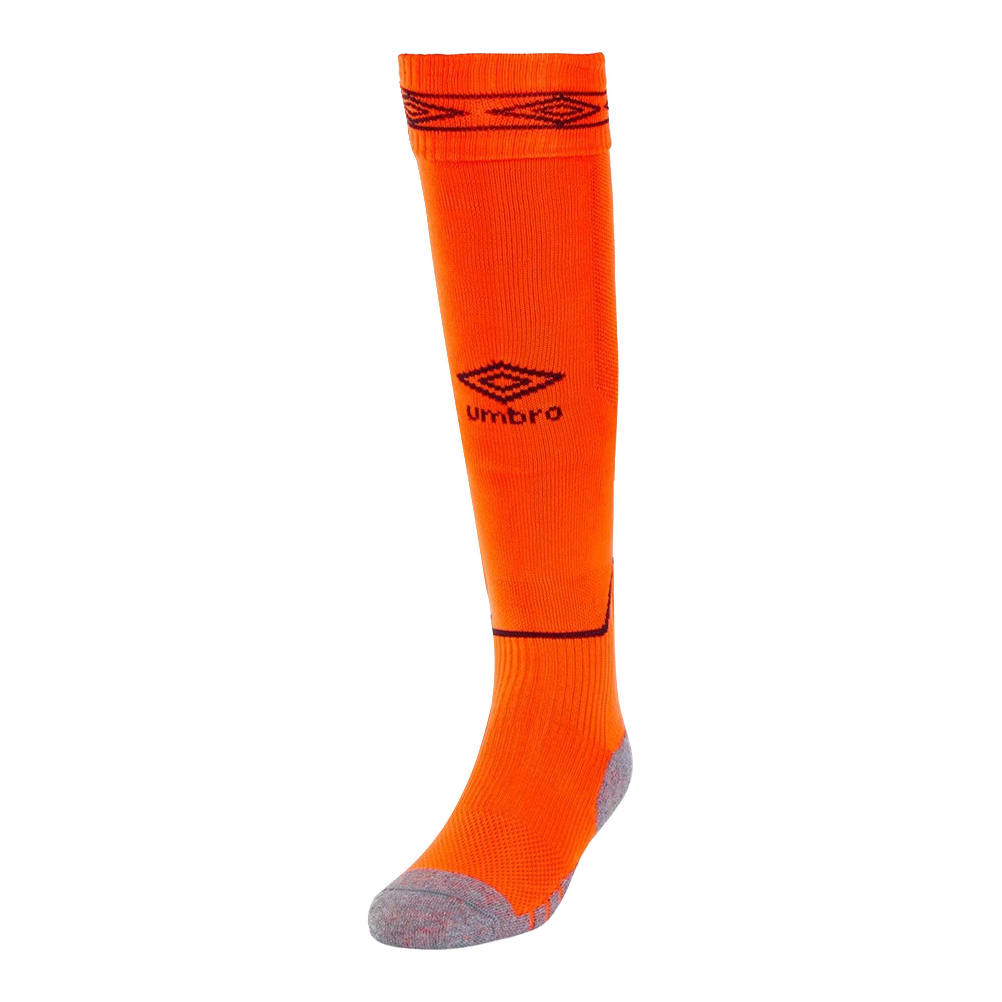 UMBRO Childrens/Kids Diamond Football Socks (Shocking Orange/Black)