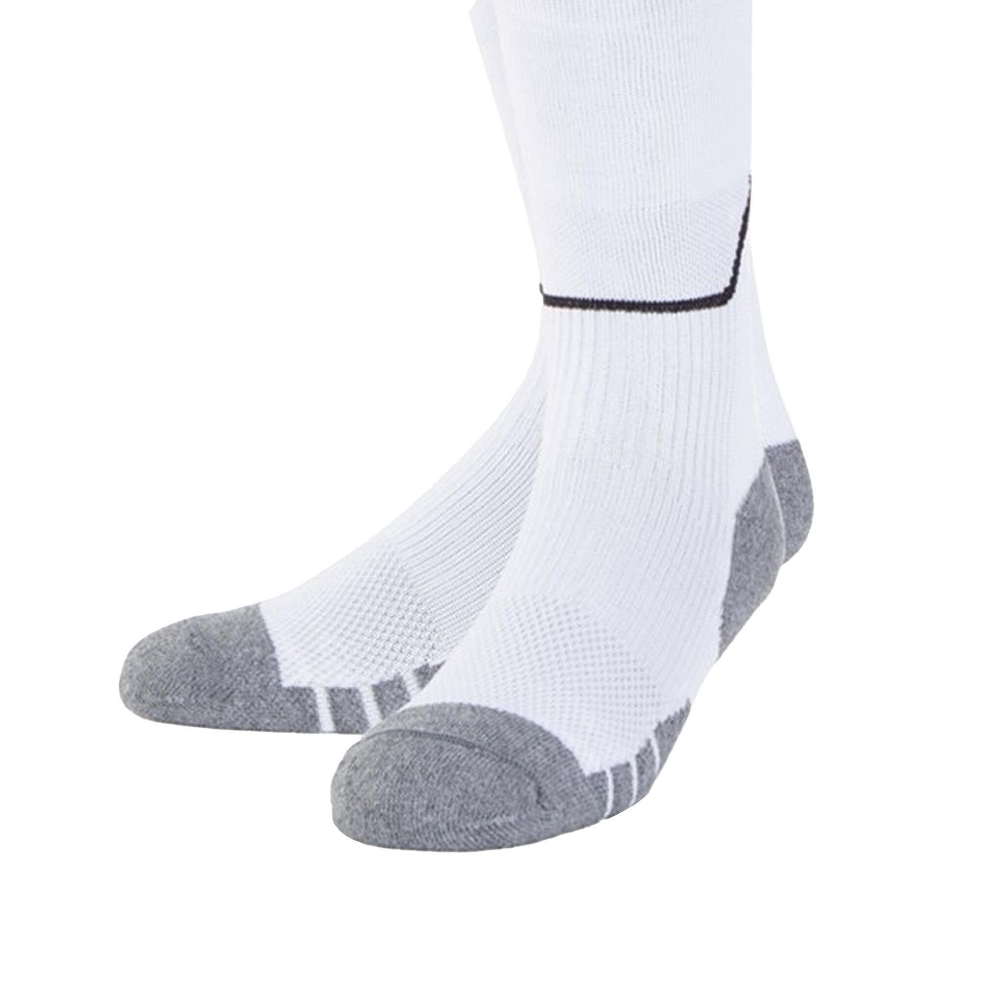 Childrens/Kids Diamond Football Socks (White/Black) 2/3