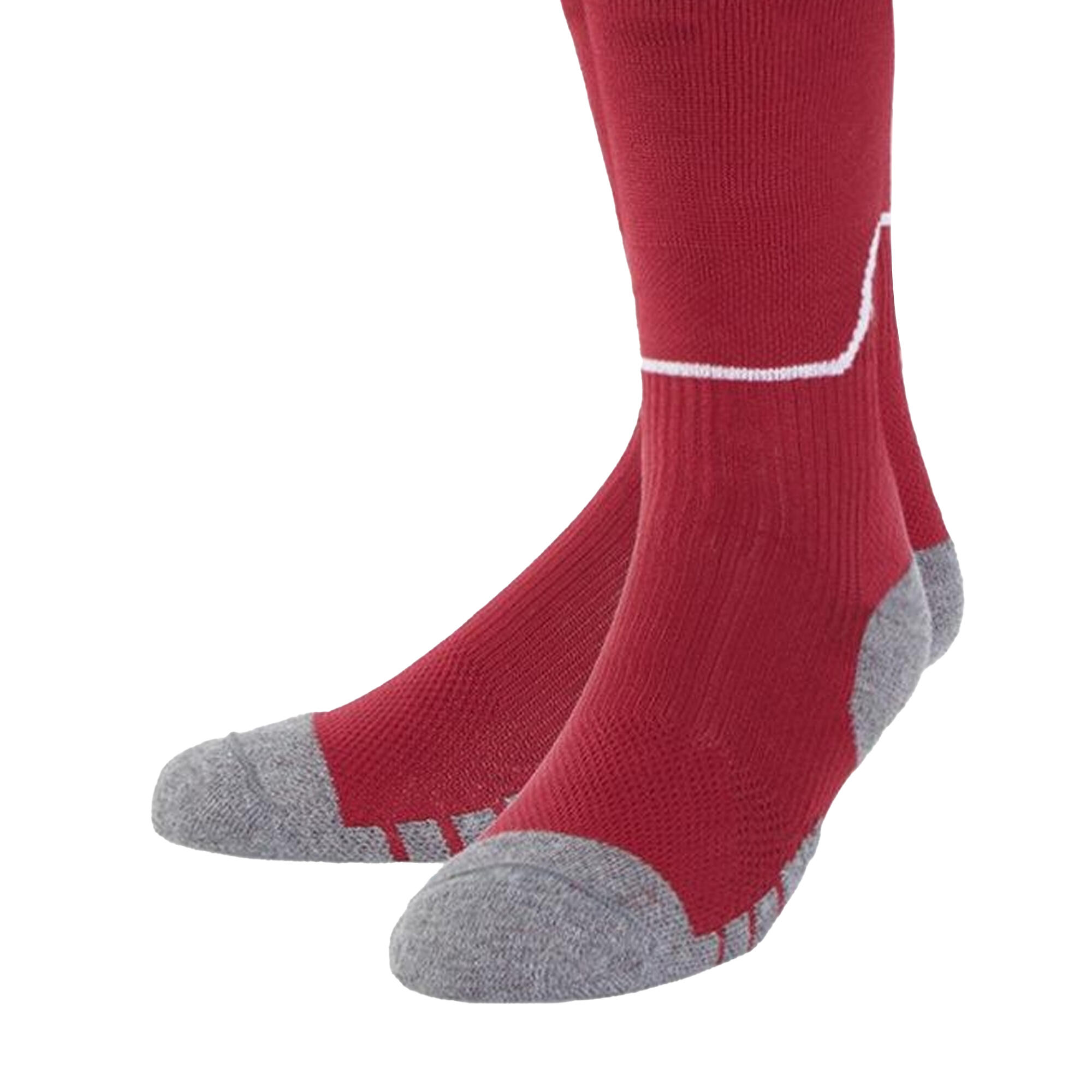 Childrens/Kids Diamond Football Socks (New Claret/White) 3/3