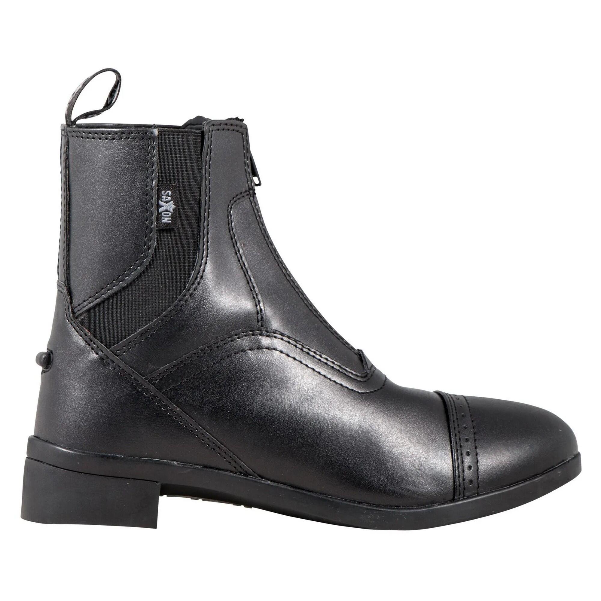 Unisex Syntovia Zip Paddock Boots (Black) 3/4