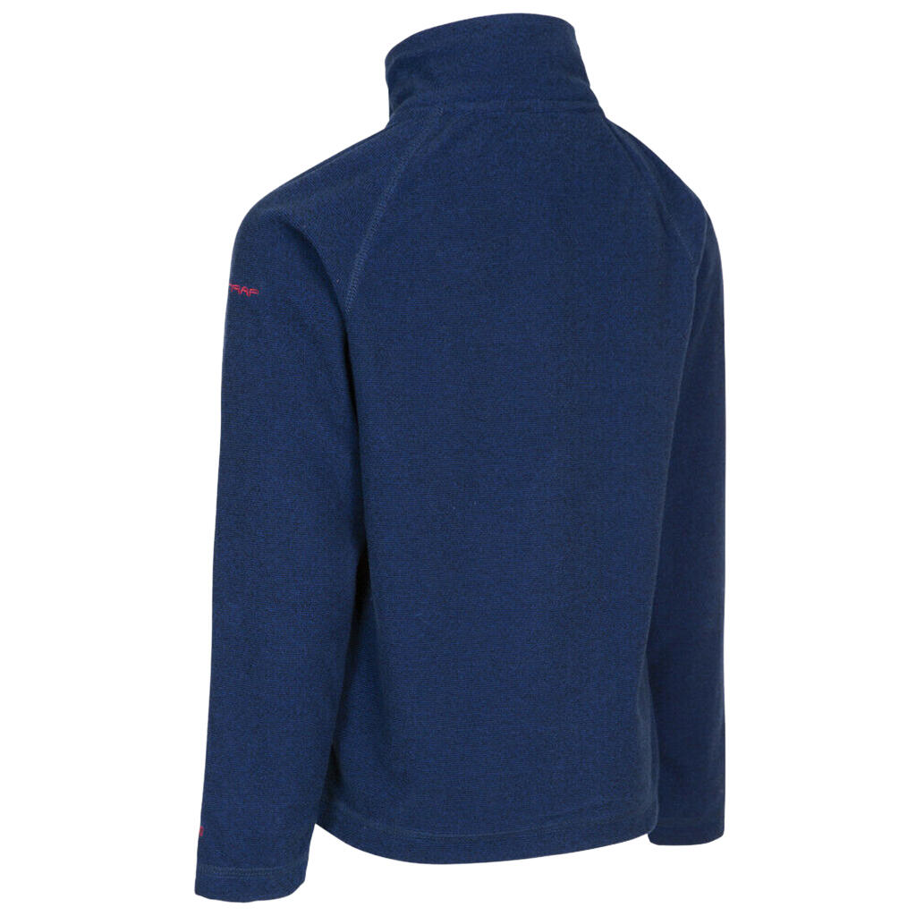 Pile Mezza Cerniera Bambini Trespass Keynote Blu Navy Scuro 2/5