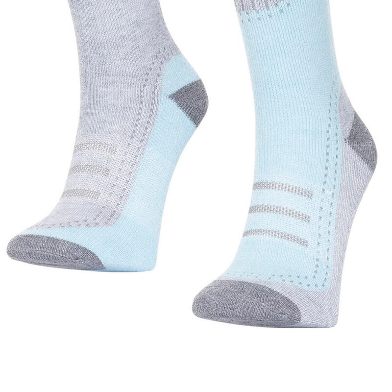 Chaussettes de ski JANUS Femme (Pourpre/bleu clair)