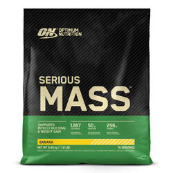 Serious Mass - Weight Gainer - Banaan - 16 Doseringen (5.45 kg)