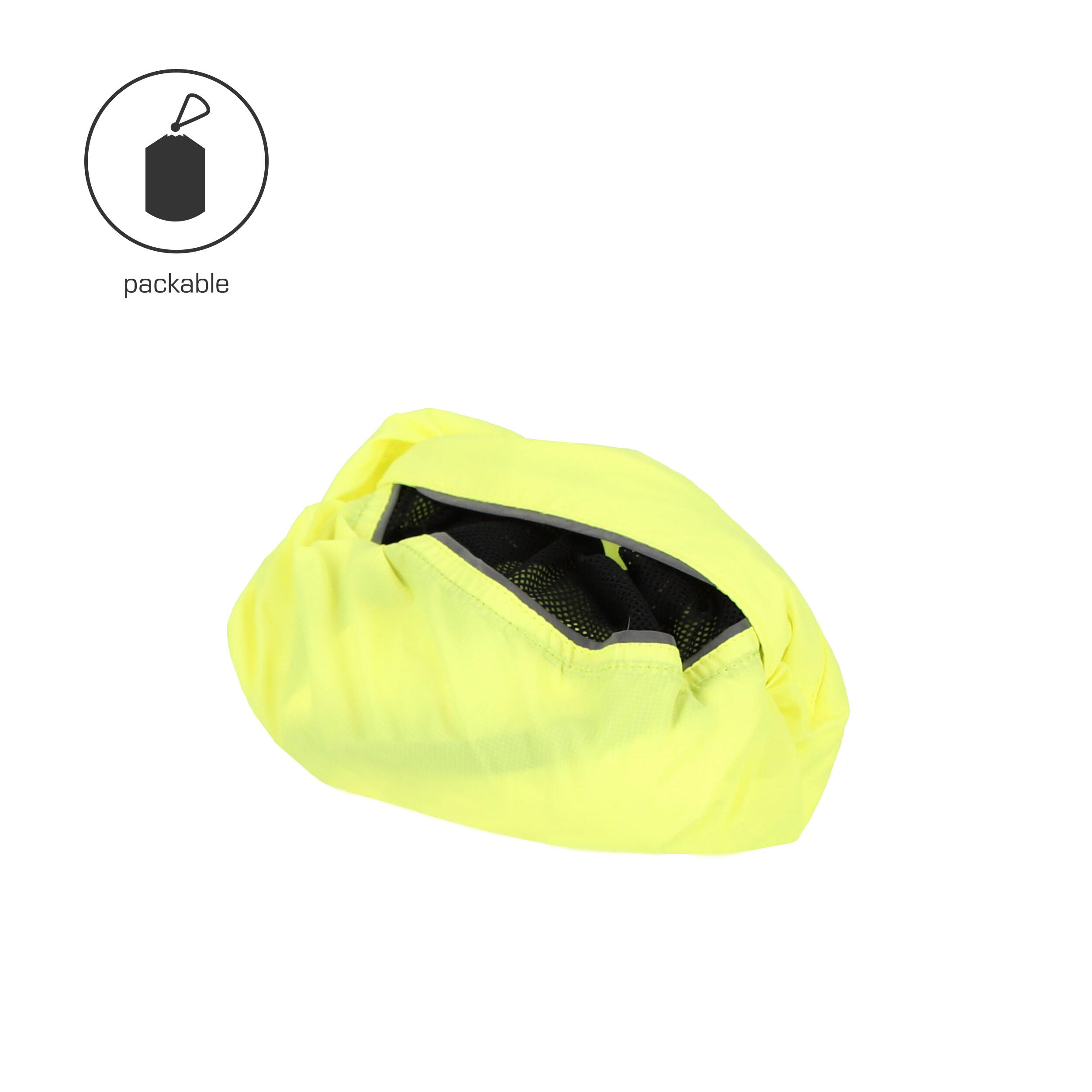 Giacca da ciclismo da uomo WIND giallo neon 4/7