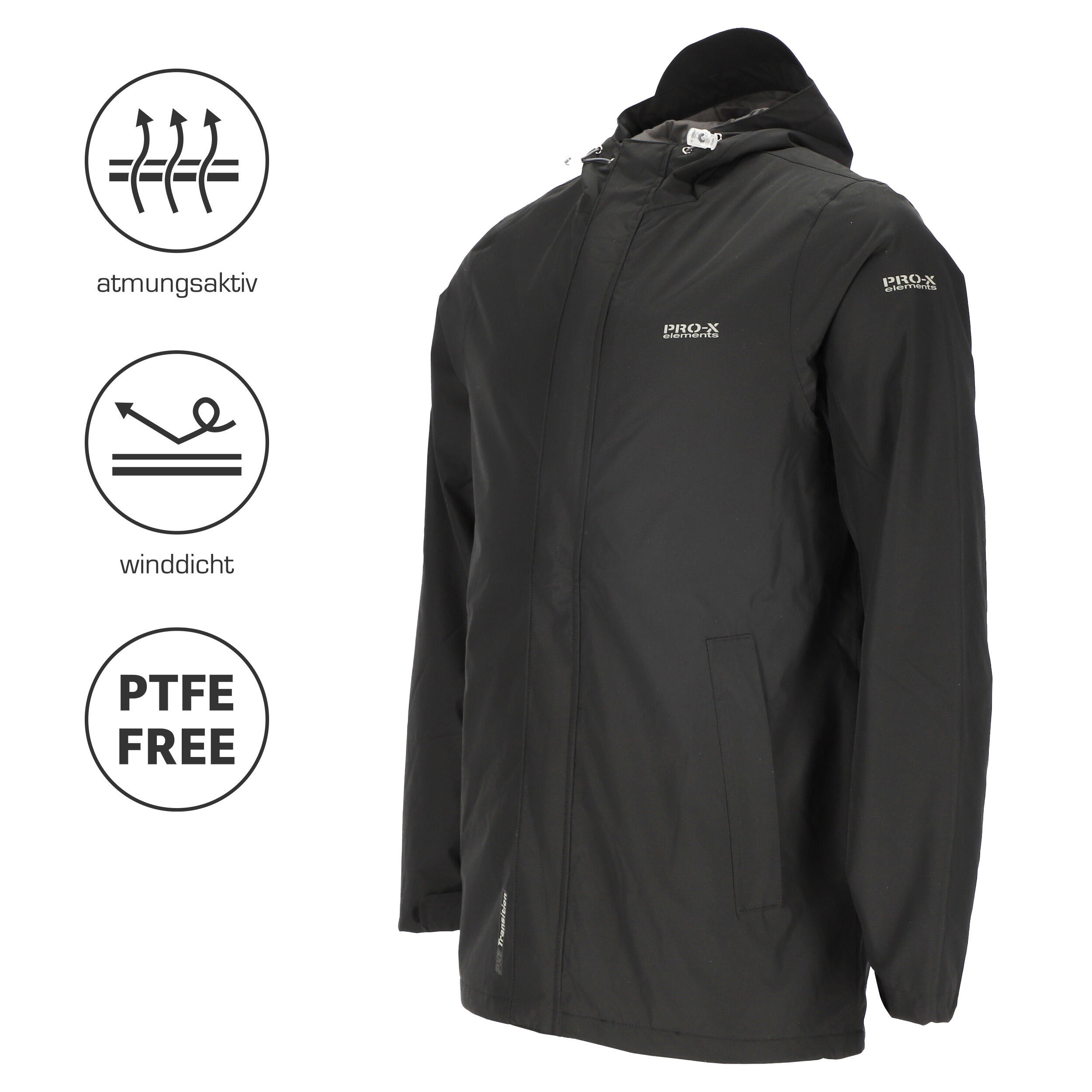 Men's functional jacket DALE BLACK