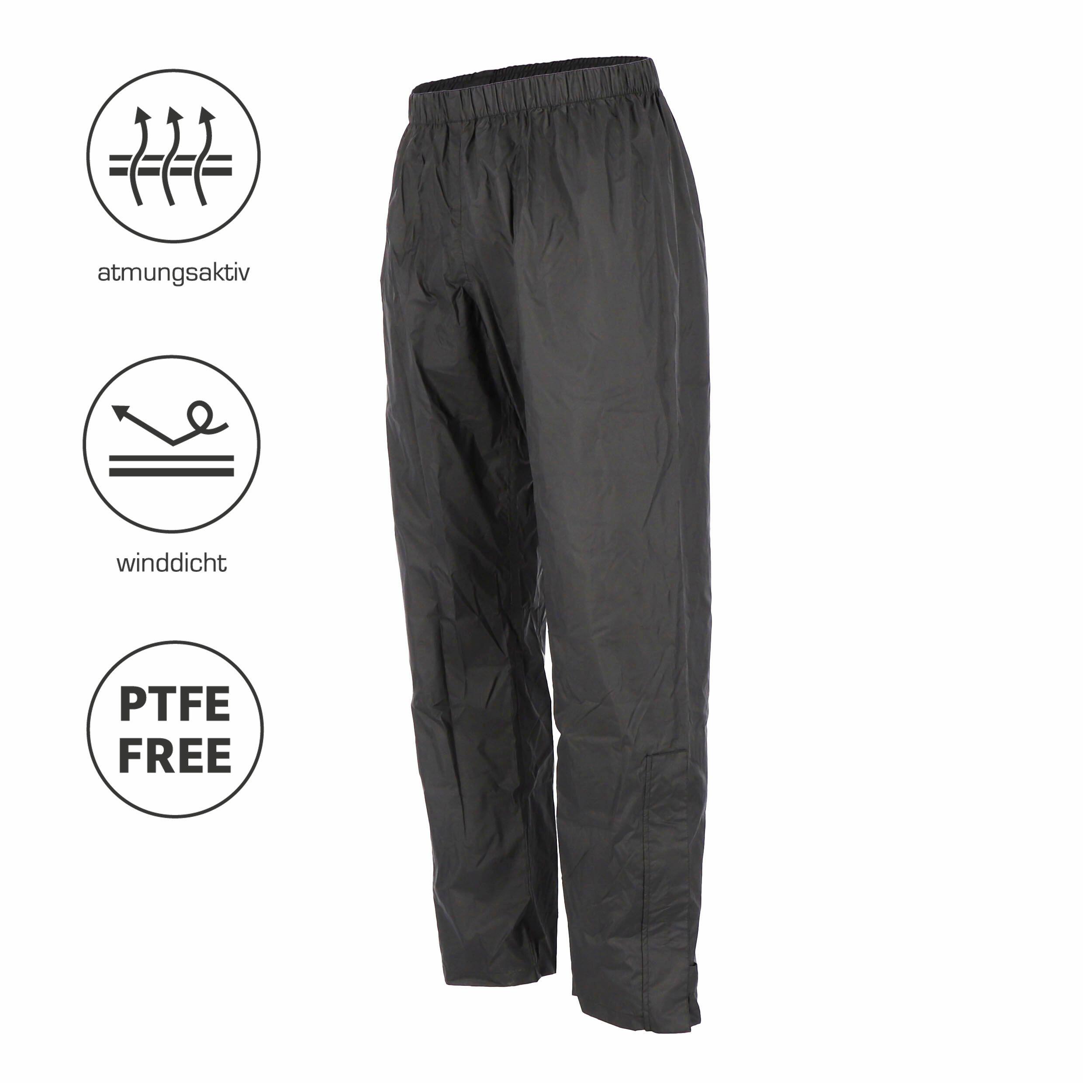 Pantalon de pluie homme PACKable noir 2/7
