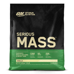 Serious Mass - Weight Gainer - Vanille - 16 Doseringen (5.45 kg)