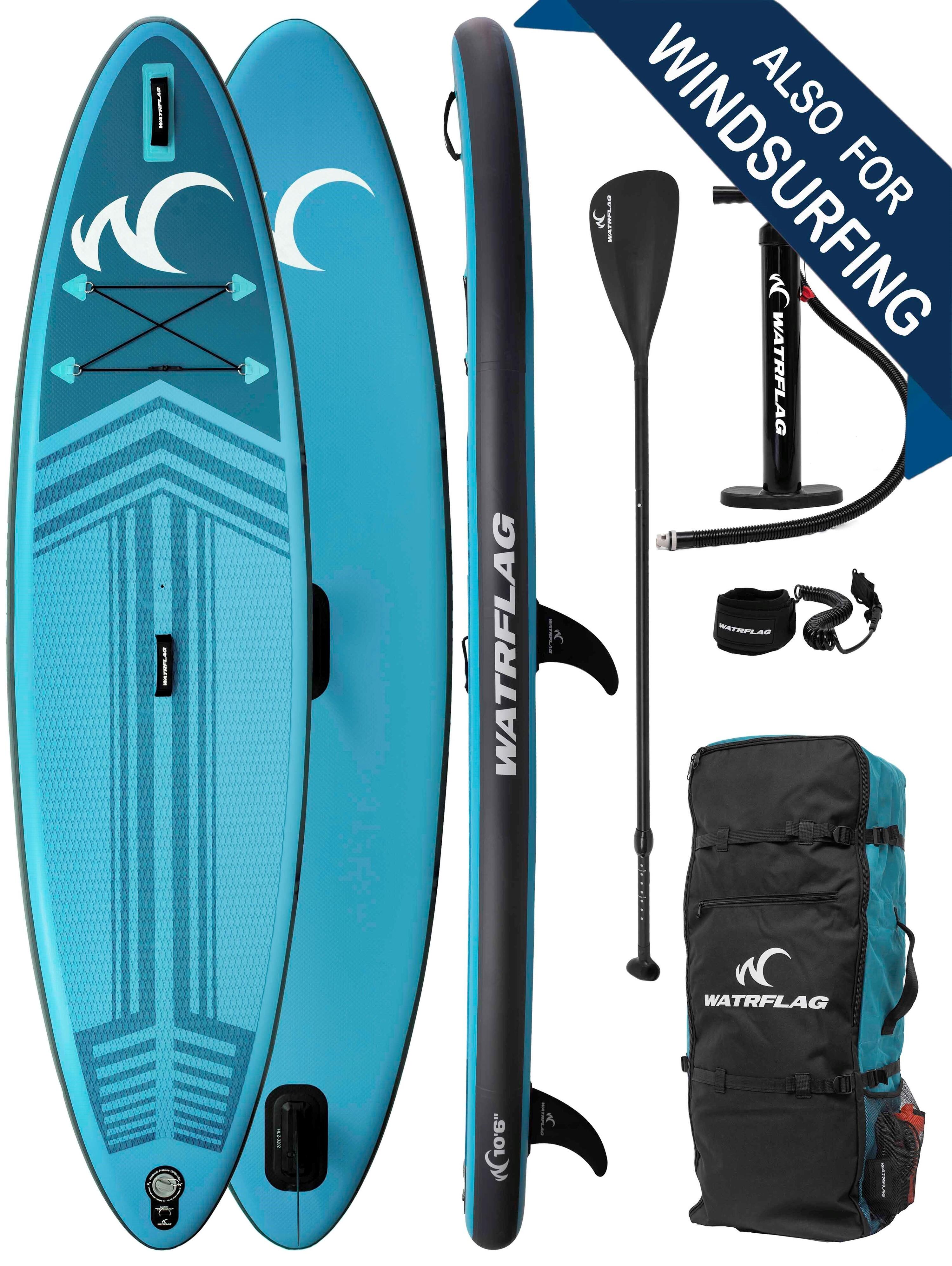 WATRFLAG Stand Up Paddle Board gonfiabile WINDSURF-SUP Jibe 10'6" - Set completo