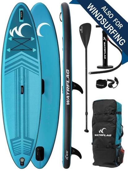Stand Up Paddle Board gonfiabile WINDSURF-SUP Jibe 10'6" - Set completo