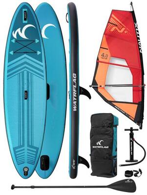 Stand Up Paddle Board gonfiabile WINDSURF-SUP Jibe 10'6". Mare blu