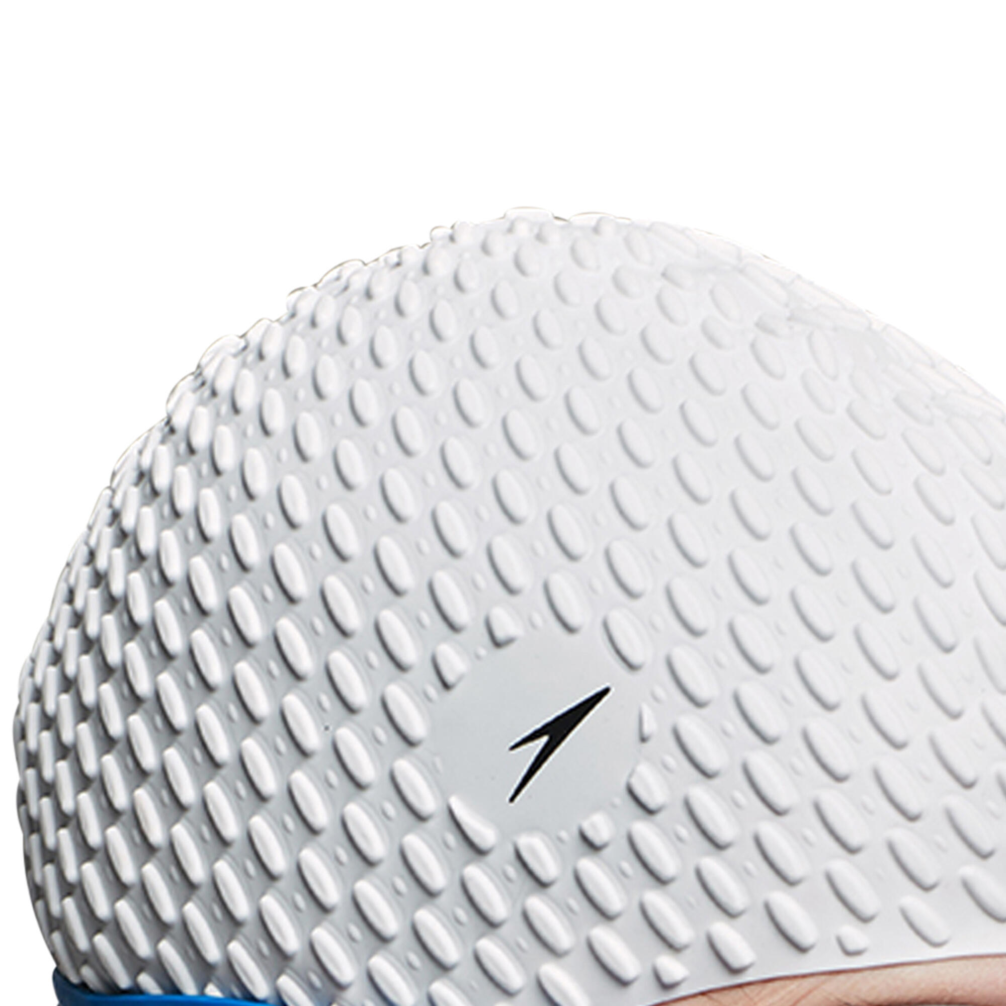 Unisex Adult Bubble Swim Cap (White) 2/3