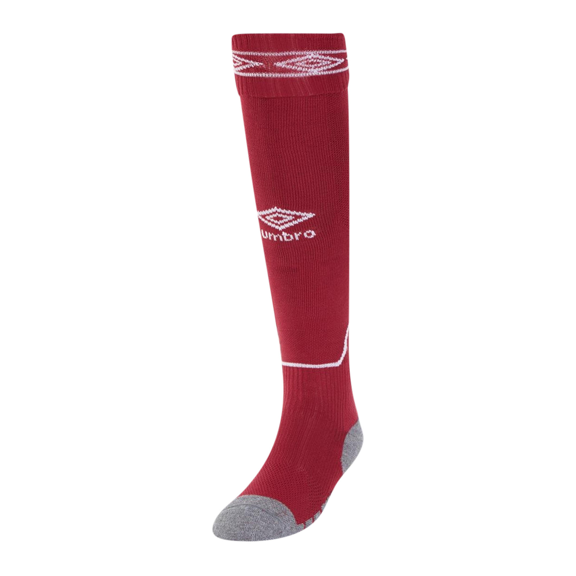 Childrens/Kids Diamond Football Socks (New Claret/White) 1/3