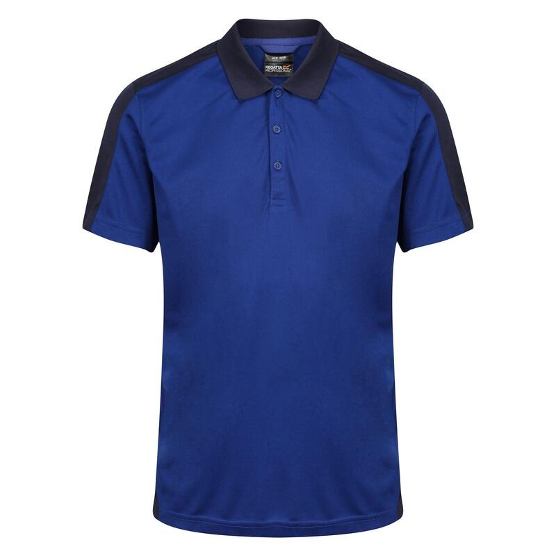 CoolweavePiquéPoloshirt Damen und Herren Königsblau/Marineblau