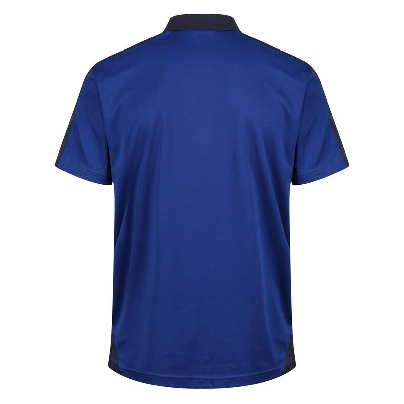 CoolweavePiquéPoloshirt Damen und Herren Königsblau/Marineblau