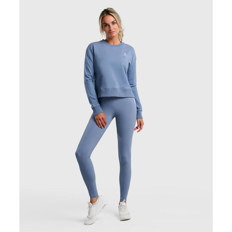 Sweat-Shirt de Tennis/Padel Organique Femme - Stone Grey