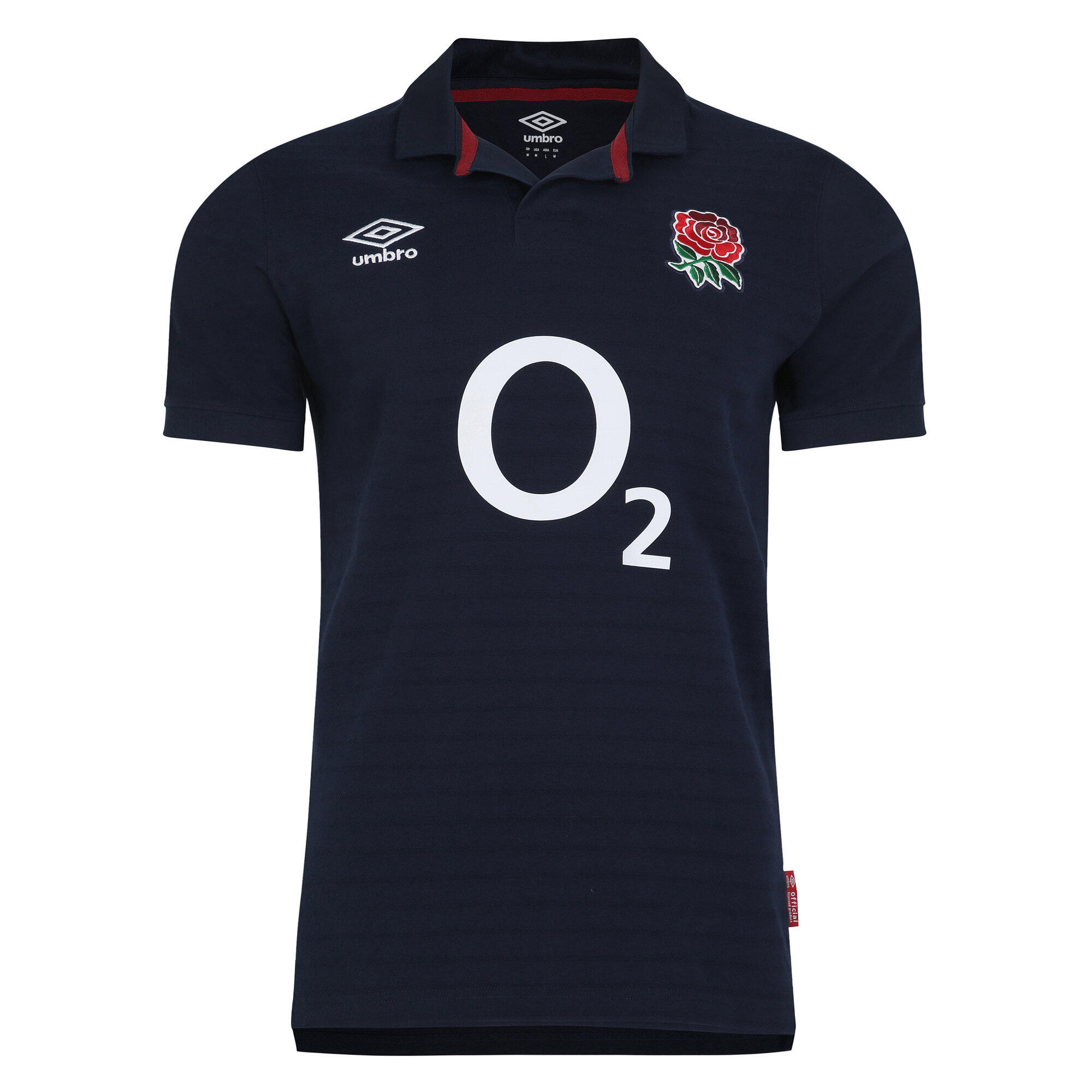 UMBRO Unisex Adult 23/24 England Rugby Alternative Jersey (Navy Blue/White/Red)