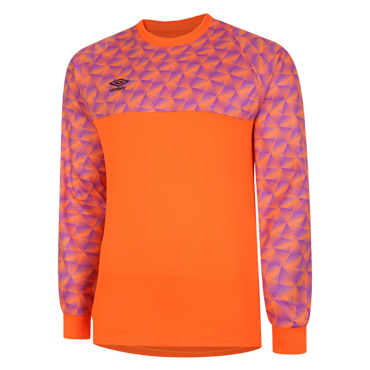 UMBRO Childrens/Kids Flux LongSleeved Goalkeeper Jersey (Green Gecko/Purple Cactus)