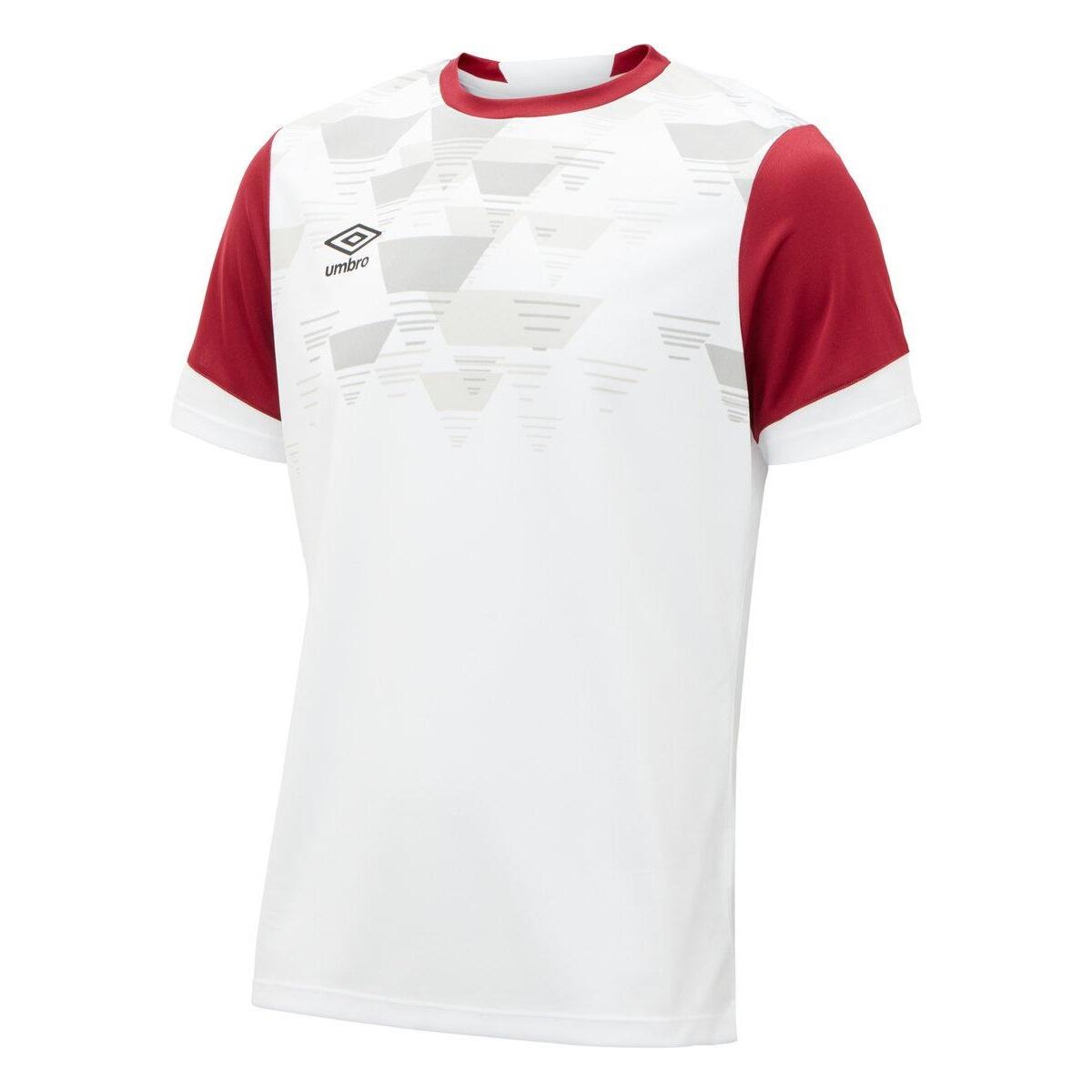 Men's VIER Jersey (White / Burgundy)