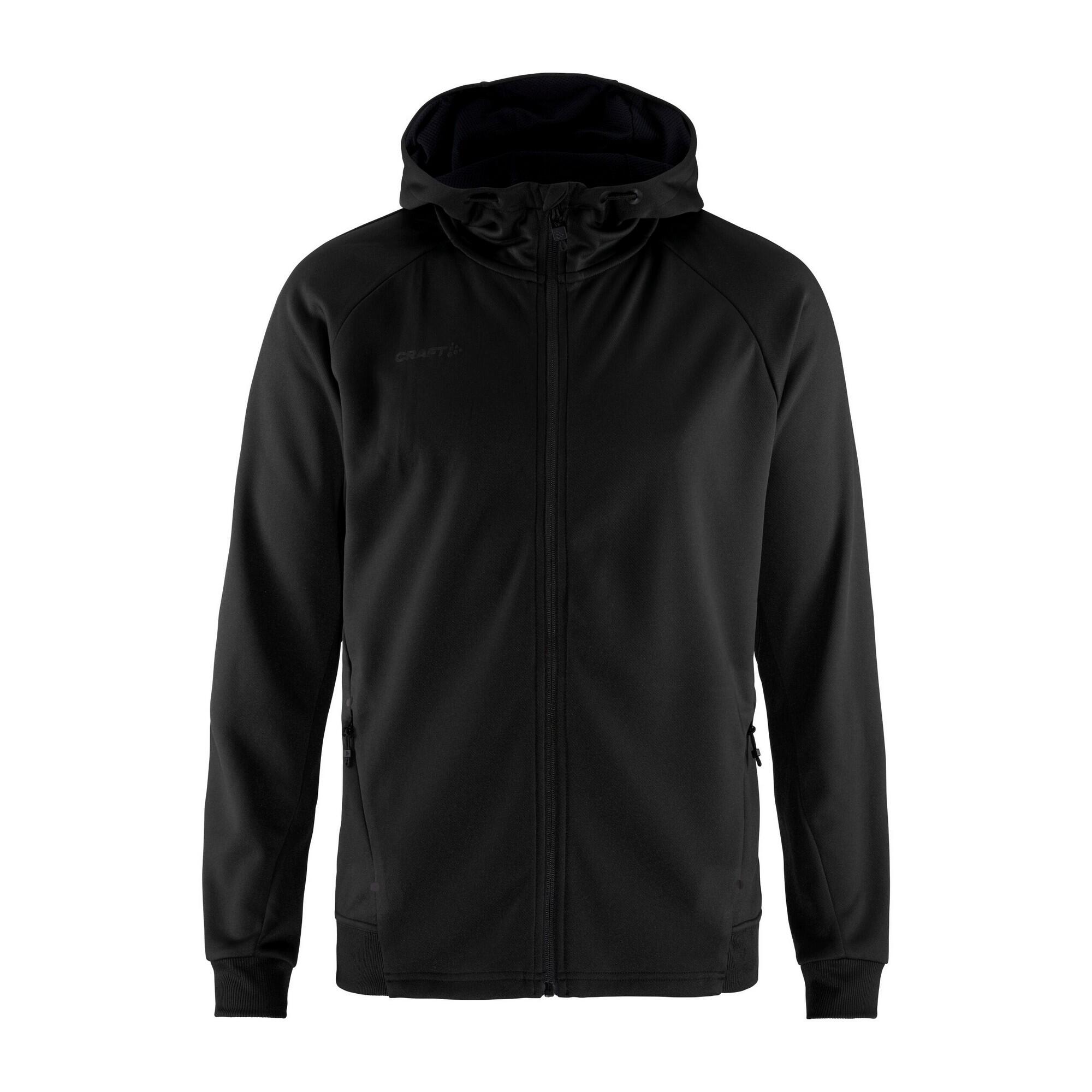 CRAFT Mens ADV Unify Full Zip Hooded Jacket (Black)